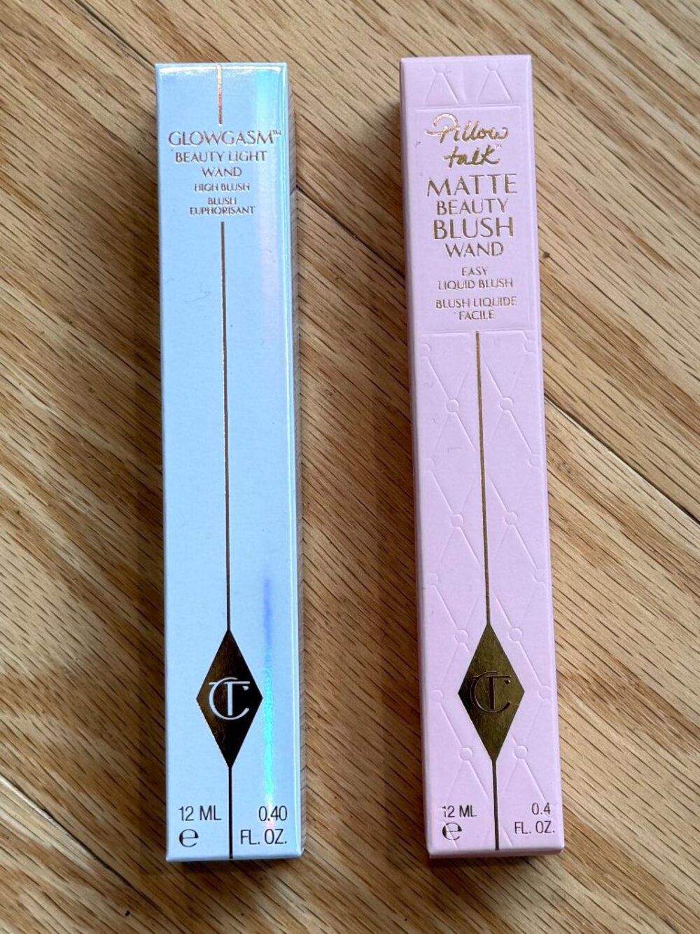 CHARLOTTE TILBURY BEAUTY LIGHT & MATTE BLUSH DUO - PINKGASM & PILLOW TALK
